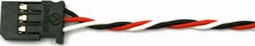 Servo aansluitkabel gedrilt Futaba 30cm 3x0,14mm2  58116