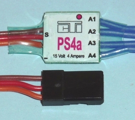 CTI PS4a mini MULTI-SWITCH 4-kanaals -4Amp op 1CH - Envelop