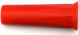 Bananenkoppeling / bus GOLD 4mm ROOD  71630