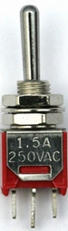 Sub miniatuur schakelaar 3st  (ON-OFF-ON)  5mm  nr. 70702