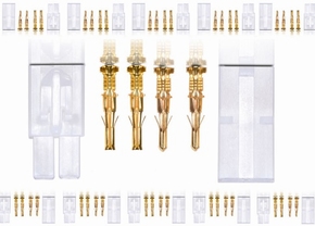 TAMIYA SETJES -GOLD M+F  10 paar.  71301-10