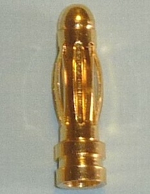 Goldplug 3mm Robbe Light MALE  nr 81302