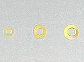 Robbe Messing onderlegring revet moerplaatje 3,2mm nr. 6025