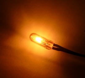 Romarin Micro Gloeilamp GEEL 6V-50mA ,D=2,3mm RO1653