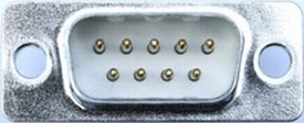 Sub-D 9- POLIGE stekker MALE   nr. 71411