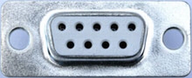 Sub-D 9- POLIGE stekker FEMALE   nr. 71412