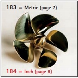 5 Blad C-Type Skewed Schroef 60MM, M4- 183serie