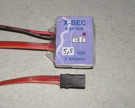 CTi  X-BEC  5-20cellen, Loodaccu, BEC (default) 5,5V -3AMP