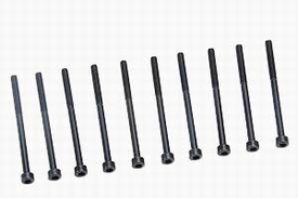 Graupner inbusbout staal zwart M3x45mm pack of 10 nr. 565.45