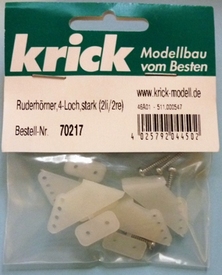 Krick Ruderhörner Nylon 4 gats 22mm Sterk 2Li-2Re  nr. 70217