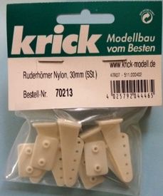 Krick Ruderhörner Nylon 3 gats 20mm VE5st  nr. 70214