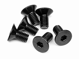 HPI FLAT HEAD SCREW M5x10mm (HEX SOCKET/6pcs) 94727