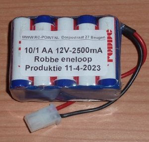 DrivePack Robbe 5/2 AA 10cell 12V-2500mA ENELOOP