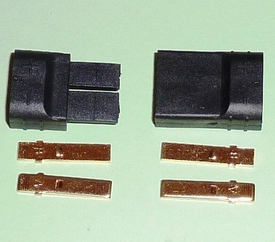 Traxxas stekkerset Male+Female Gold nr. 84015