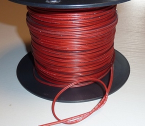 Bemiddelen Achternaam Excentriek Silicone draad 2 aderig PLAT rood/bruin 0,34mm2 -0,5M - Envelop