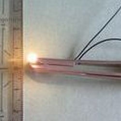 SMD-LED Geel/Orange 0805 (2x1,25mm) met bedrading 12-16V