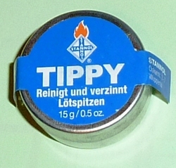 TIPPY reiniging en vertint soldeerpunt. 35015