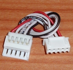 LIPO adapterkabel 4 cell EH naar XH siliconen 10cm nr. 58492
