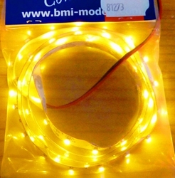 BMI 81273 Ledstrip Geel  3M superBright 60xLed 1meter 12V-3S