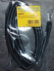 Krimpkous 4:1 Zwart 24 mm rond met LIJM  1Meter nr 62641