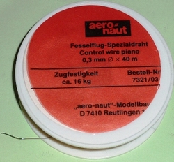 Aeronaut 7321/03 Staaldraad RVS 0,3mm 40Meter