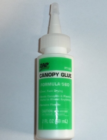 ZAP PT56  R/C Formula 560 Canopy Glue 85ml