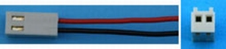 Accukabel Robbe Futaba zender Sil 2x0,25mm2 lengte 20cm