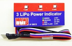 BMI 19813 LiPo power indicator LED 3 cell