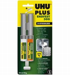 UHU Plus Endfest 300 Combispuit pack/blister 24ml  UHU-45585