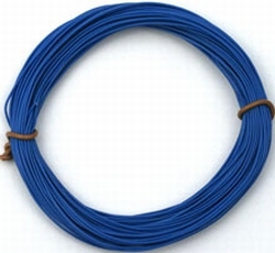 PVC Litze 1-aderig dun-soepel 0,14mm2  BLAUW 10M nr.51412