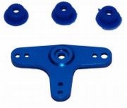 Servo arm T-Vorm  aluminium blauw UNI 45mm RCP-10043