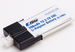 E-flite EFLB2001S30, 200mAh 1S 3,7V 30C LiPo Battery