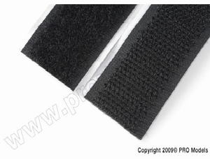 Velcro klittenband zelfklevend, 20mm breed 50cm lang