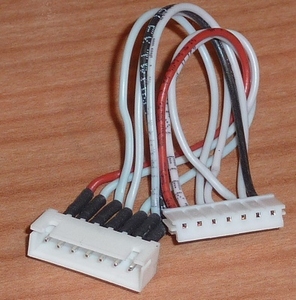 LIPO adapterkabel 6 cell XH naar EH siliconen 10cm nr. 58497