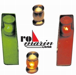 Romarin ro1643 Navigatie verlichting messing 6V 2 stuks