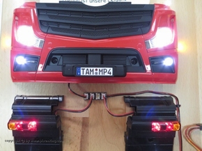Pistenking  Kingbus Tamiya Actros 1851 GigaSpa 7,2 - 12 Volt
