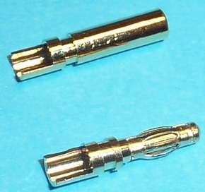 Goldplug 2mm verbinder MALE+FEMALE   nr. 81213