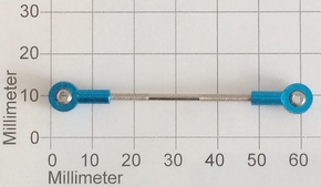 Robbe 5194 stuurstangen M2 + ALU kogelgewrichten