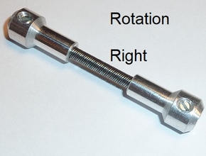 Graupner 3343 Aandrijf koppeling met veer-as 6-4mm Rechts