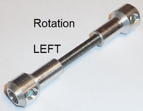 Graupner 3343L Aandrijf koppeling met veer-as 6-4mm LINKS