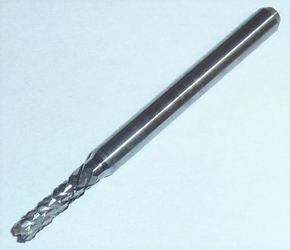 HM Fräser diamantverzahnt 2,4mm, Schaft 3,17mm 1St