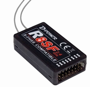 D-Power R8SF  2.4 GHz ontvanger Futaba S-FHSS compatibel