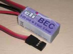 CTi  X-BEC  5-25Volt, Loodaccu, BEC 5V -5AMP