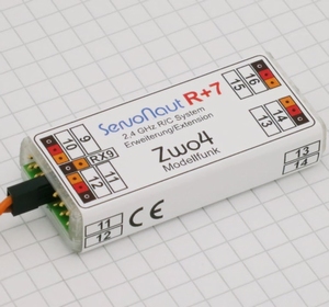 Servonaut Zwo4 R+7 kanalen uitbreiding RX9 naar 16ch