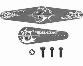 Savöx SH-80 Servo Hevel SET ALU Double 76mm, single 38mm