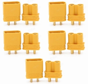 XT30 Connectors 5x Paar M+F