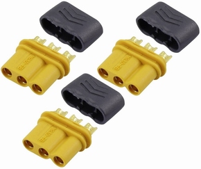Robbe MR30 3 polige Connectors 3x FEMALE 40050