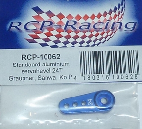 Servo arm ALU blauw HITEC 24T 26mm RCP-10062