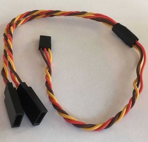Y-KABEL GRAUPNER gedrilt 3x0,35mm2 lengte 34cm