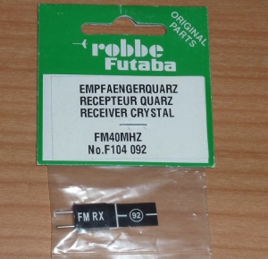 FUTABA FM RX CRYSTAL 40mHz RECEIVER CH92 = 40.985MHz